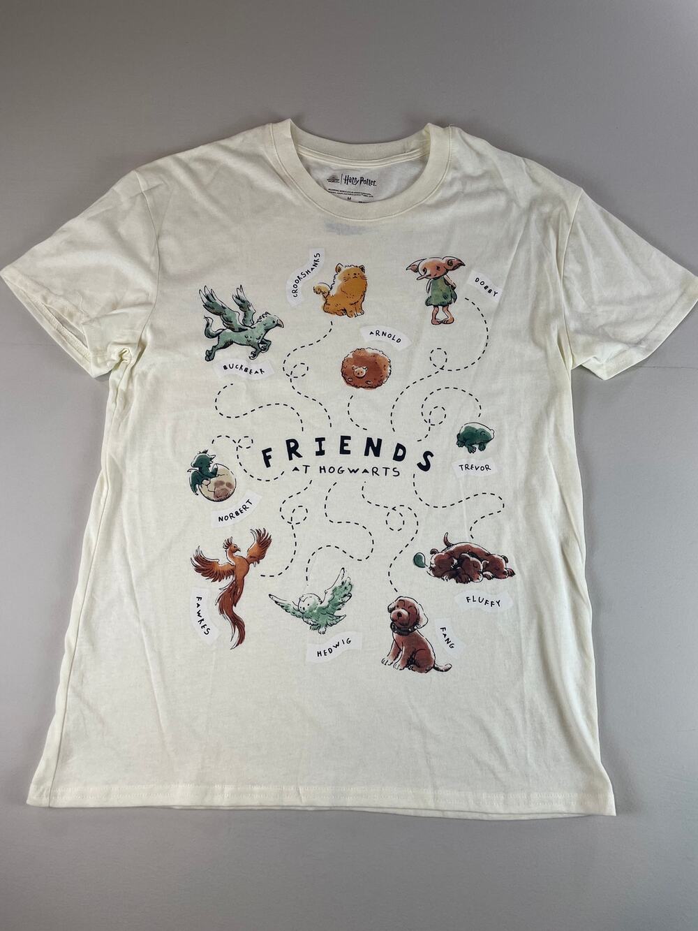 Harry Potter Graphic Tee Cream Size M New Without Tag